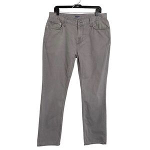 Old Navy Straight Denim Jeans Mens Size 34 x 31 Gray 100% Cotton